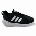 Adidas Swift Run 22 EL Black White Baby Toddler Athletic Sneaker