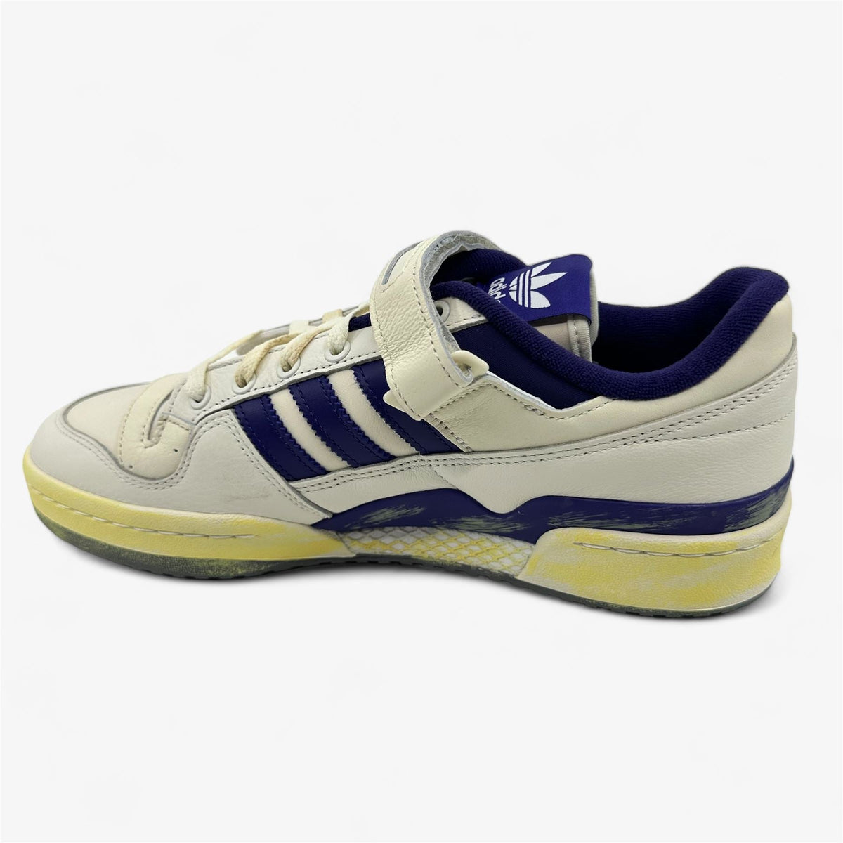 Adidas Forum 84 Low AEC Vintage White Purple Mens Size 10.5 Athletic Sneaker