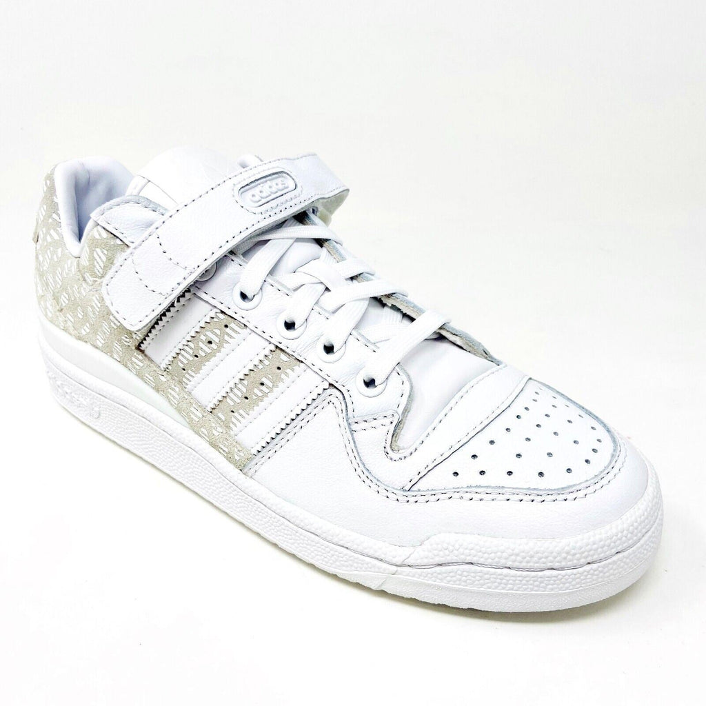 Adidas Originals Forum Low White Gray Womens Size 7 Trainer Sneakers BY9348