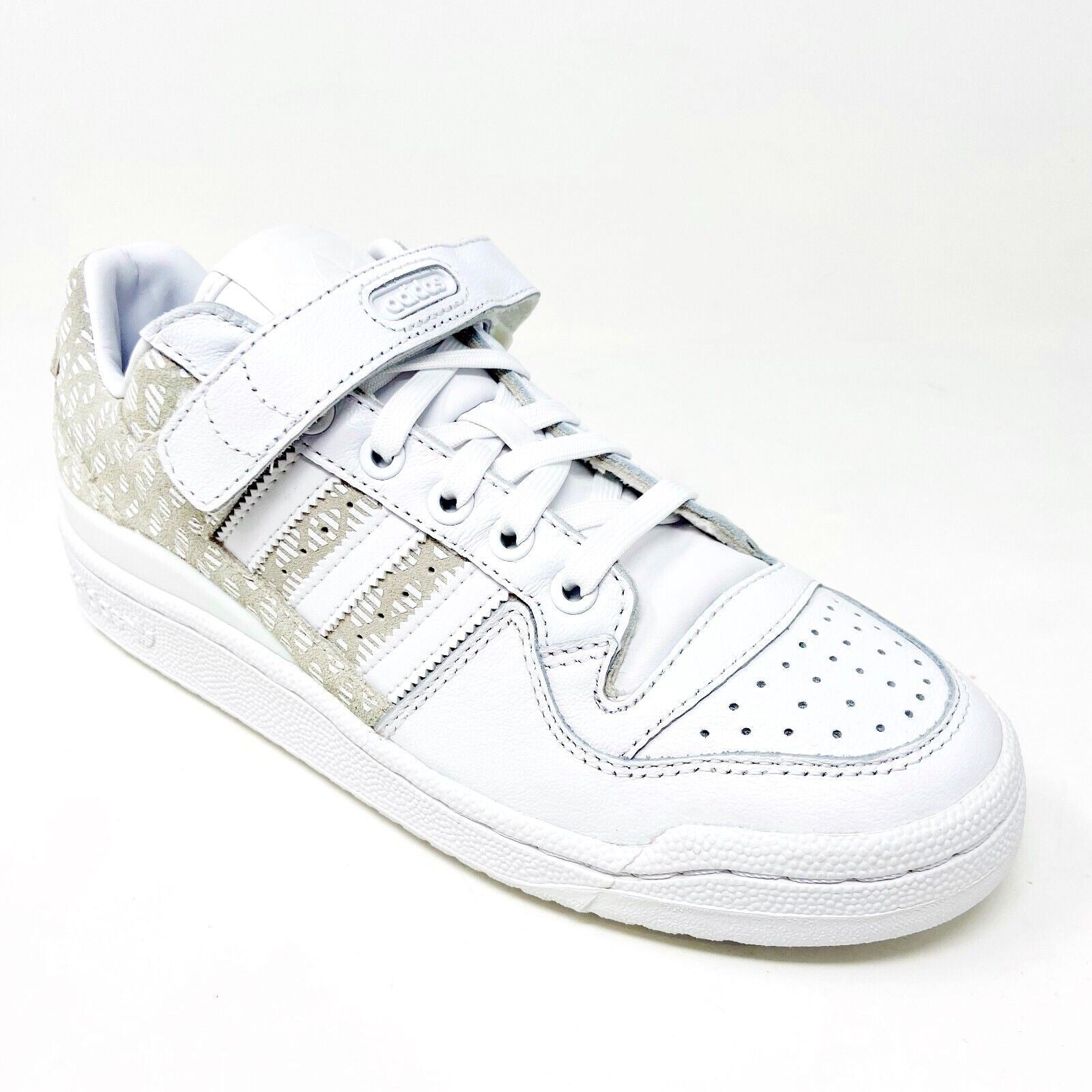 Adidas Originals Forum Low White Gray Womens Size 7 Trainer Sneakers BY9348