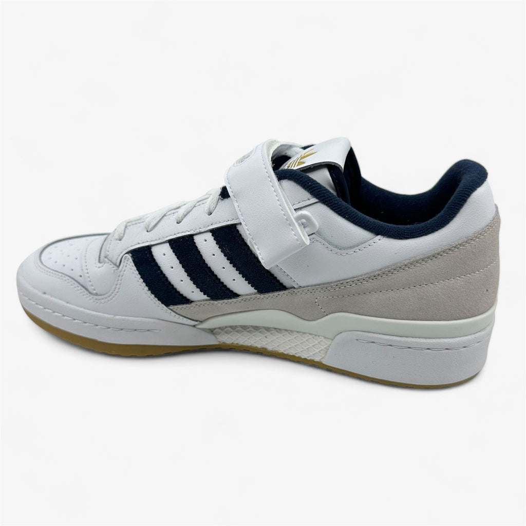 Adidas Forum Low White Navy Gum Mens Athletic Sneaker