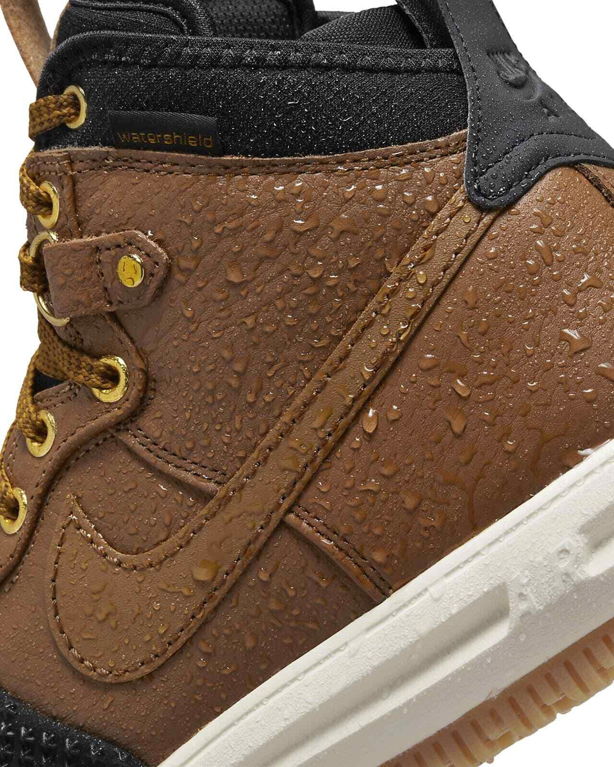 Men's Nike Lunar Force 1 Duckboot Ale Brown/Ale Brown-Black (805899 202)