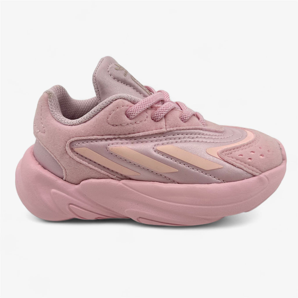 Adidas Ozelia EL Clear Pink Black Toddler Girls Athletic Sneaker