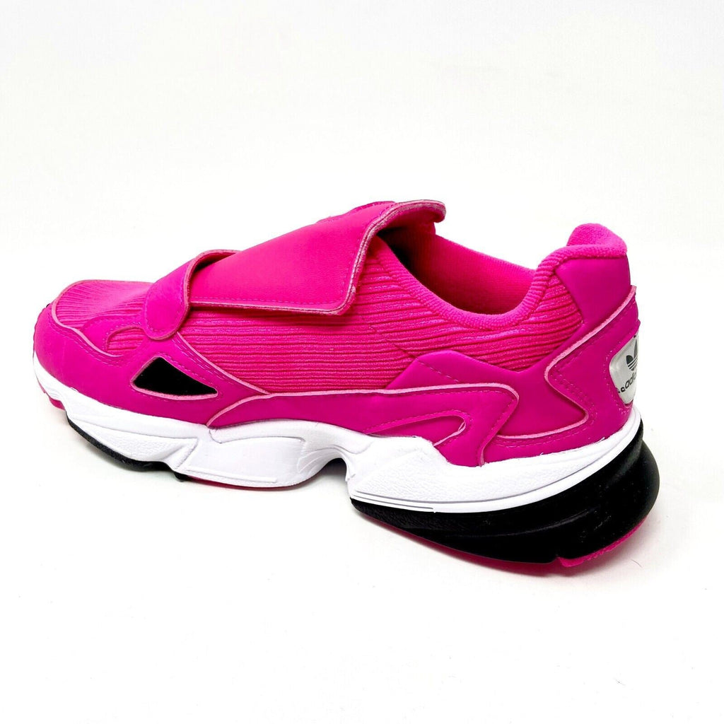 Adidas Originals Falcon RX Pink Black White Womens Size 6.5 Sneakers EE5114