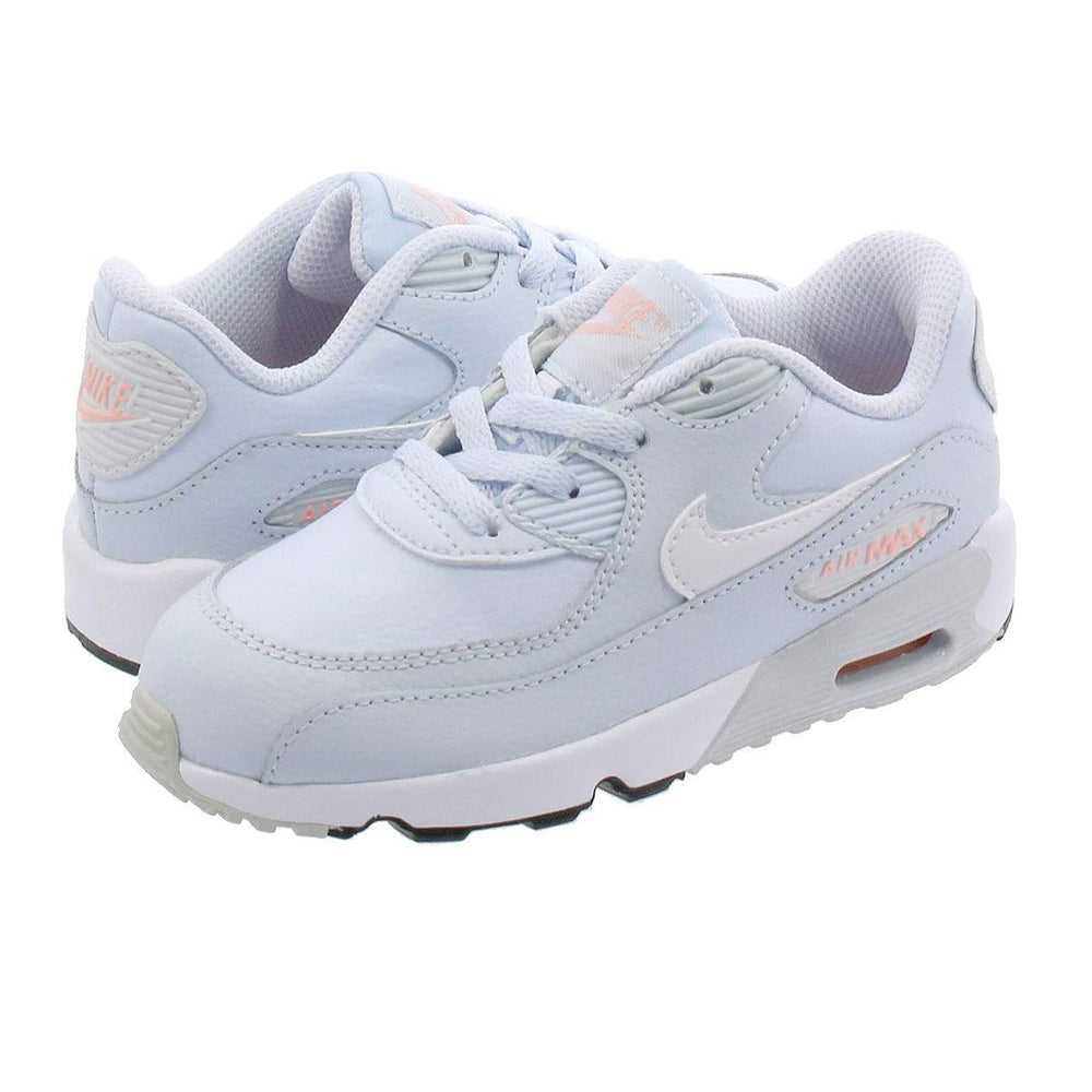 Toddler's Nike Air Max 90 LTR Half Blue/White-Pure Platinum (833379 406)