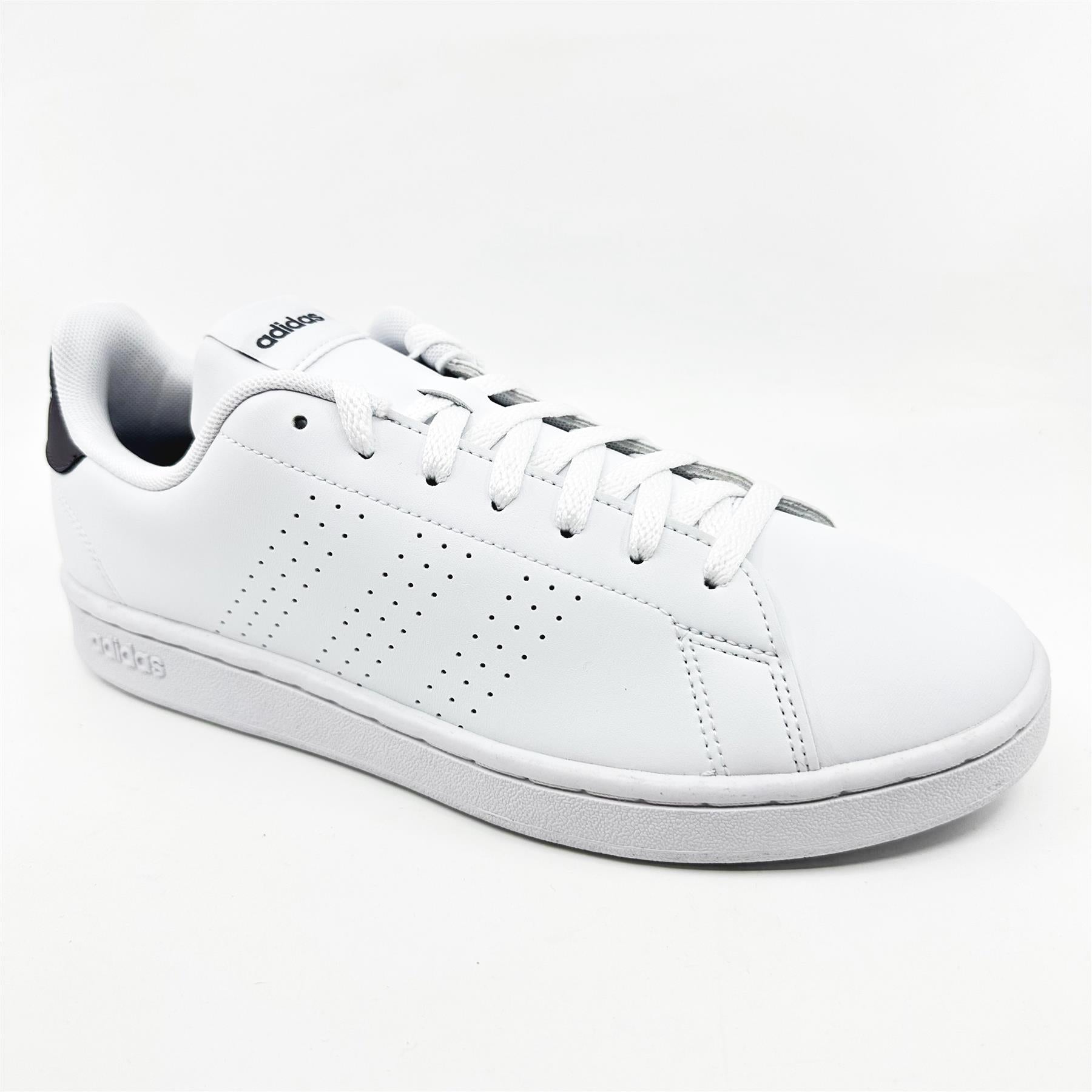 Adidas Advantage Cloud White Trace Grey Mens Athletic Sneakers