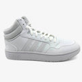 Adidas Hoops 3.0 Mid Cloud White Dash Grey Womens Athletic Sneaker