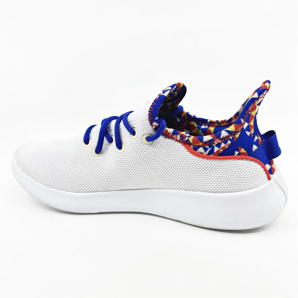 Adidas Cloudfoam Pure SPW Cloud White Orange Red Womens Athletic Sneakers