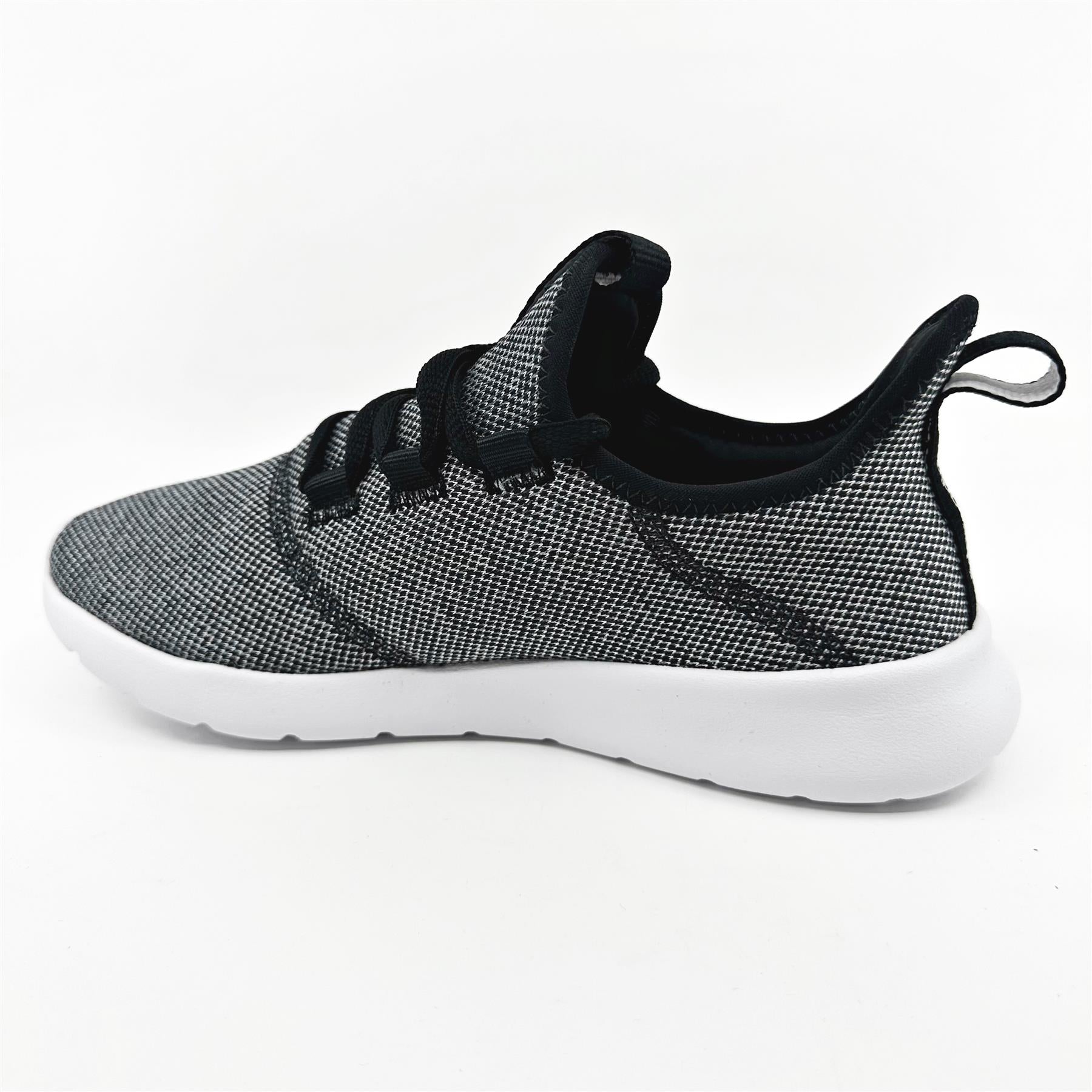 Adidas Cloudfoam Pure 2.0 Black White Womens Athletic Sneakers