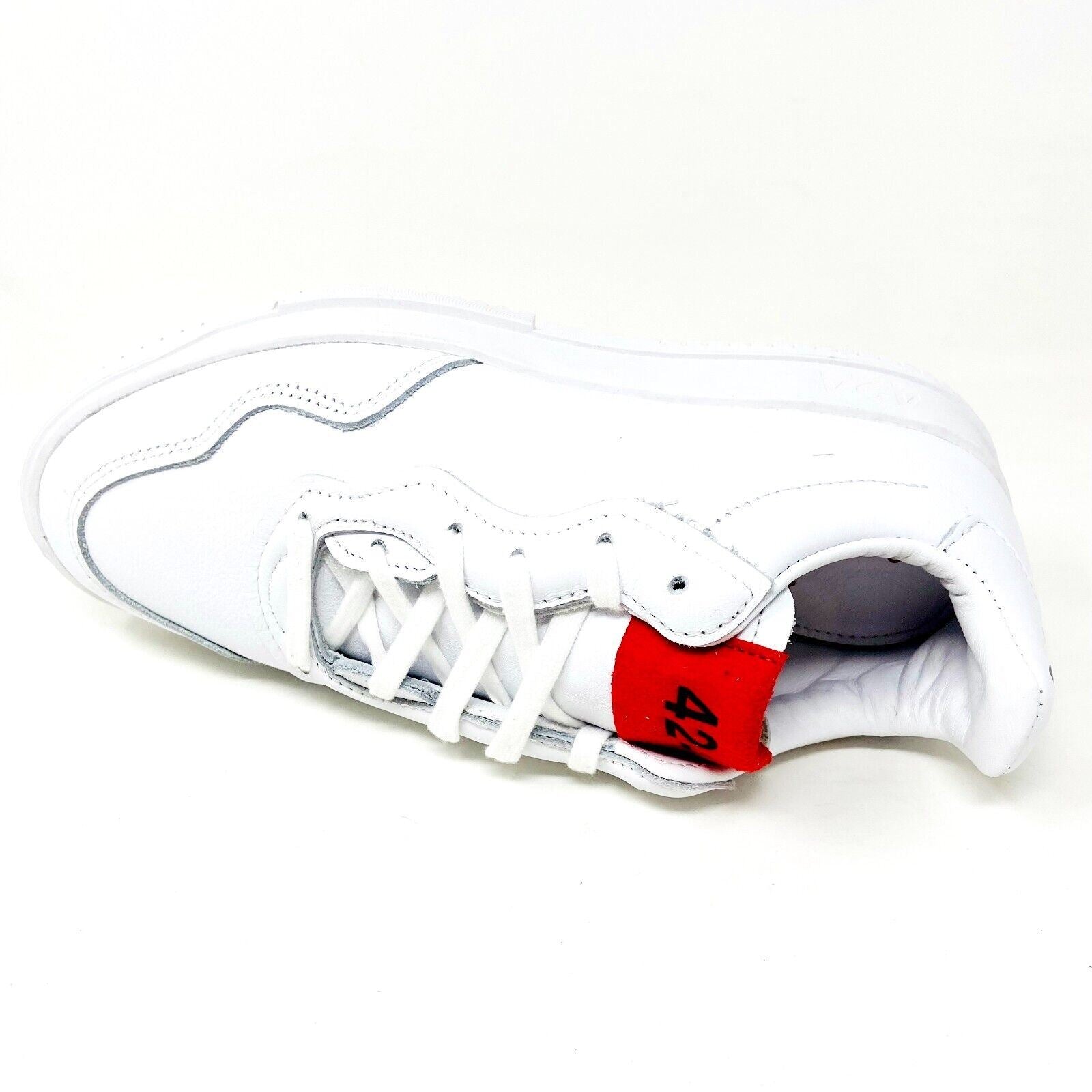 Adidas 424 SC Premiere Cloud White Scarlet Mens Leather Sneakers FX6740