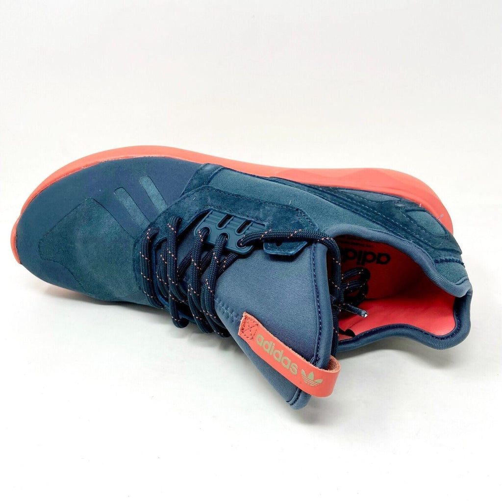 Adidas Originals Tubular Runner Midnight Blue Coral Mens Trainer Shoes S81680