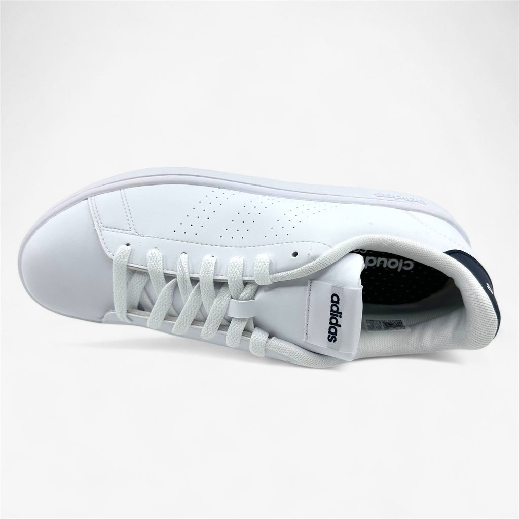 Adidas Advantage White Legend Ink Mens Athletic Sneaker
