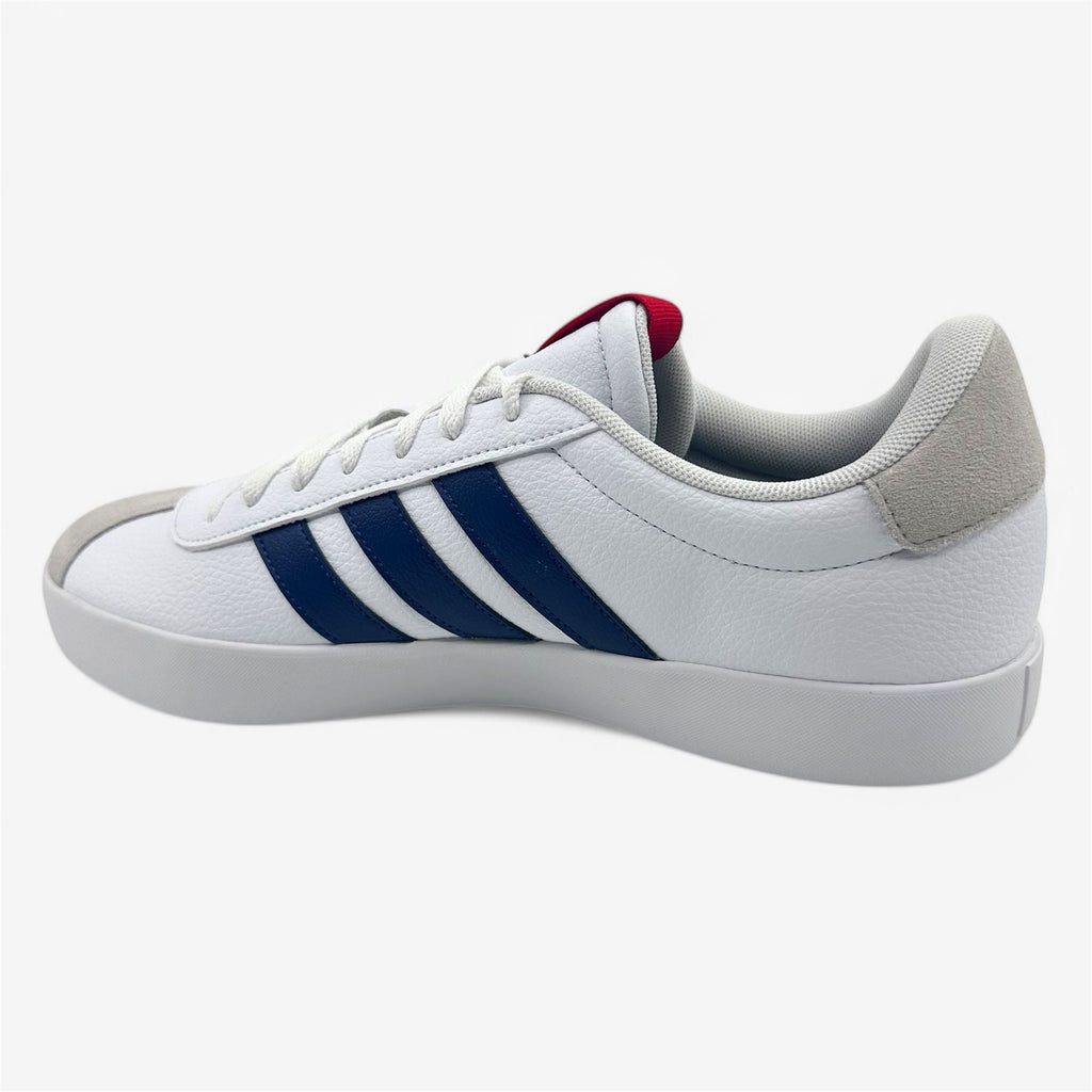 Adidas VL Court 3.0 White Dark Blue Scarlet Mens Size 11.5 Athletic Sneaker