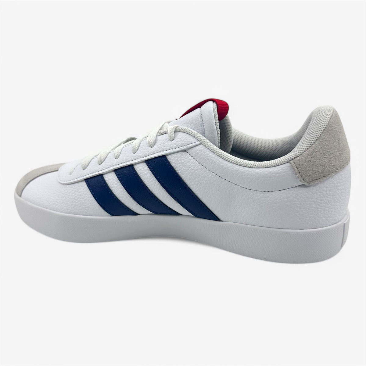 Adidas VL Court 3.0 White Dark Blue Scarlet Mens Size 11.5 Athletic Sneaker