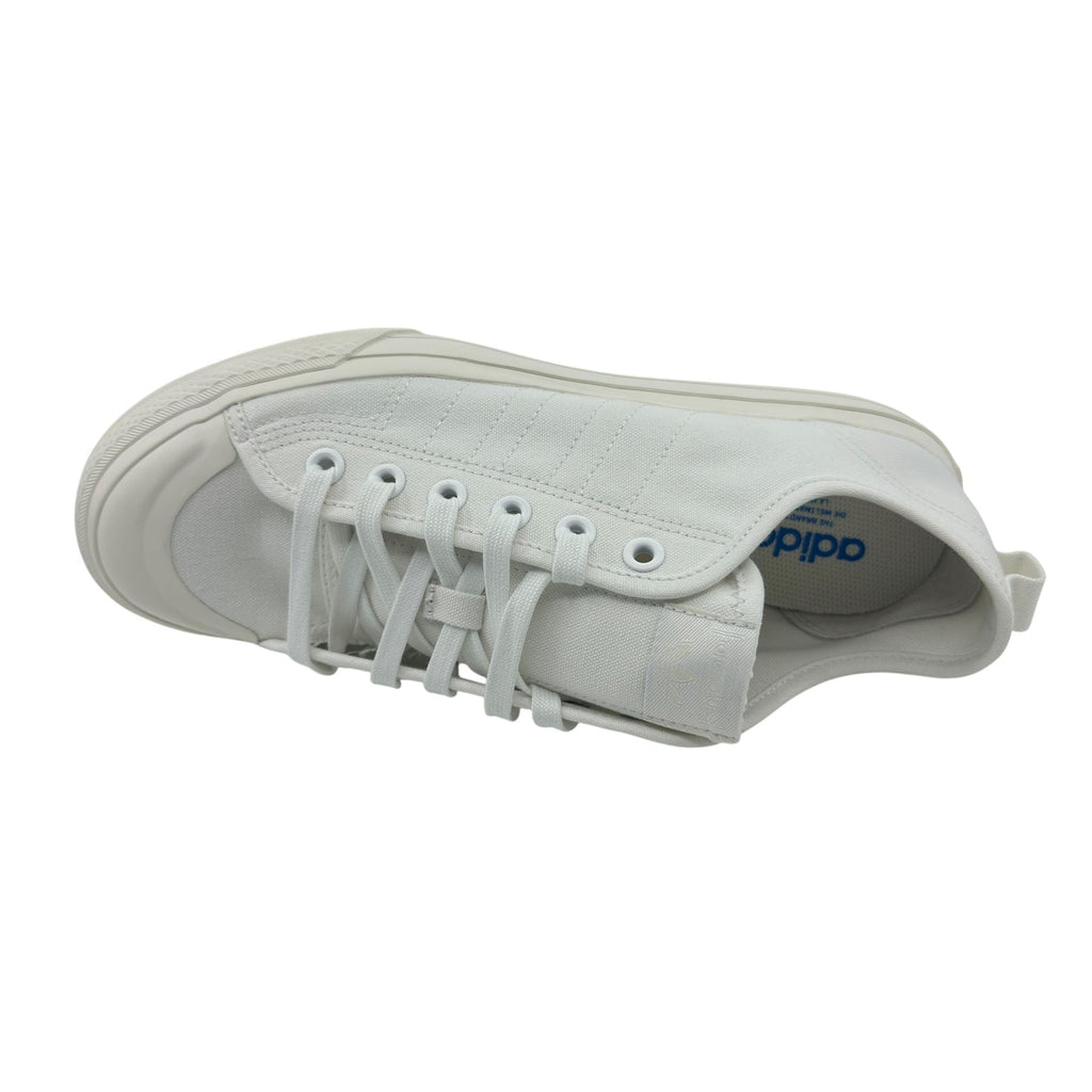 Adidas Nizza RF Triple White Womens Athletic Sneaker