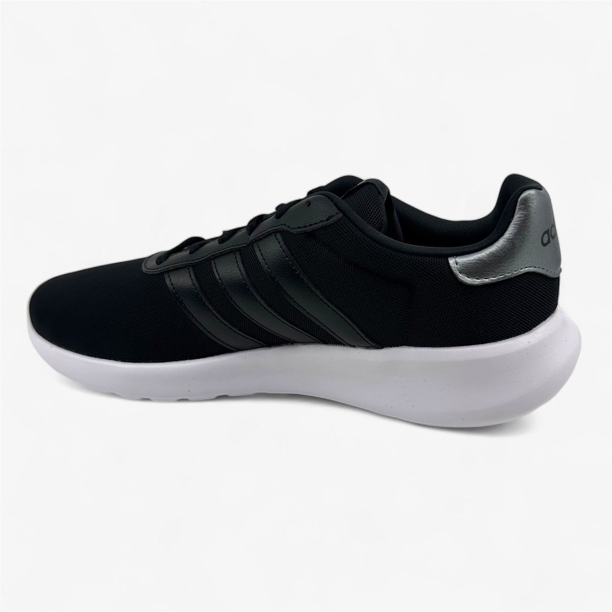 Adidas Lite Racer 3.0 Black White Womens Athletic Sneaker