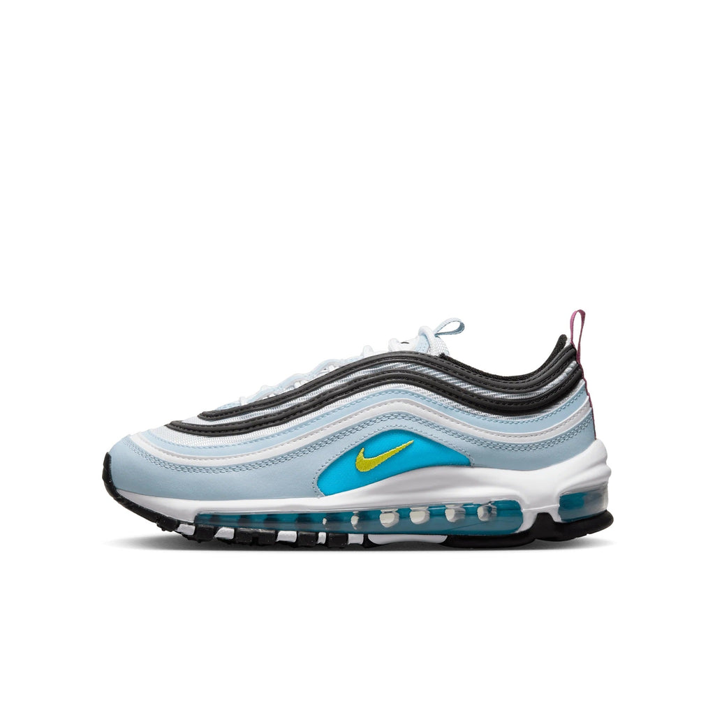 Big Kid's Nike Air Max 97 Blue Whisper/Opti Yellow-White (921522 408)