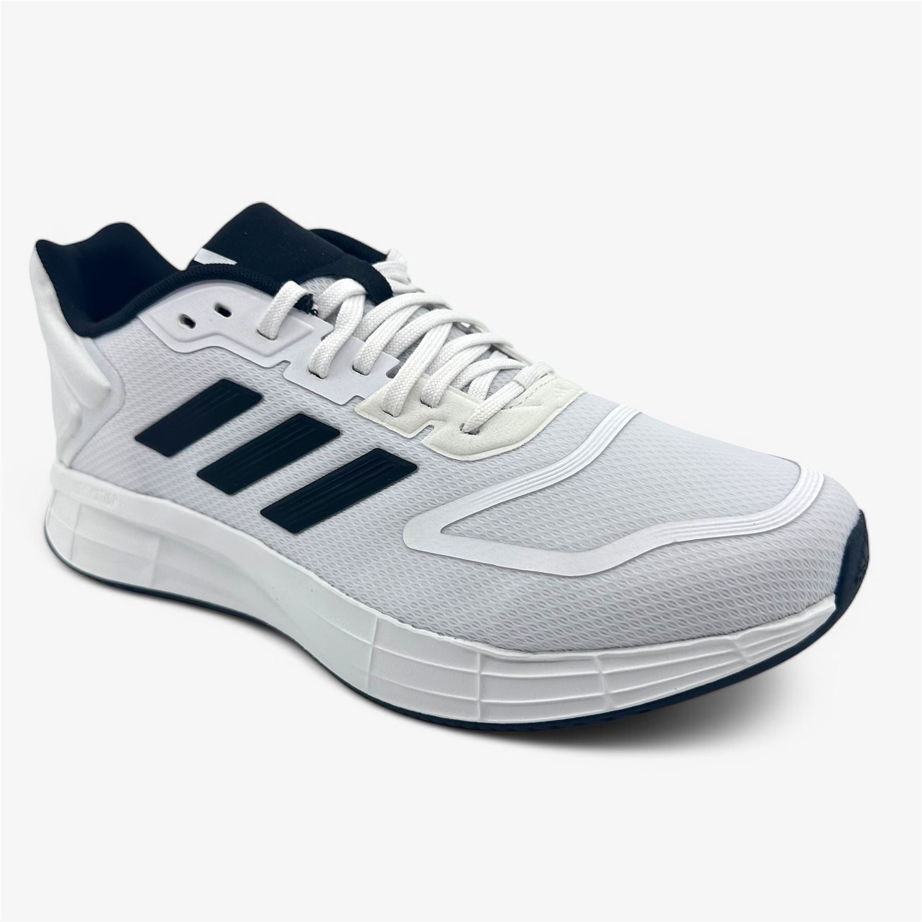 Adidas Duramo 10 Cloud White Core Black Mens Athletic Sneaker