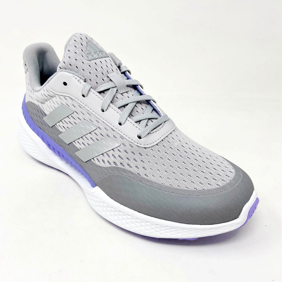 Adidas Summervent Grey Silver Purple Womens Spikeless Golf Shoes GV9749