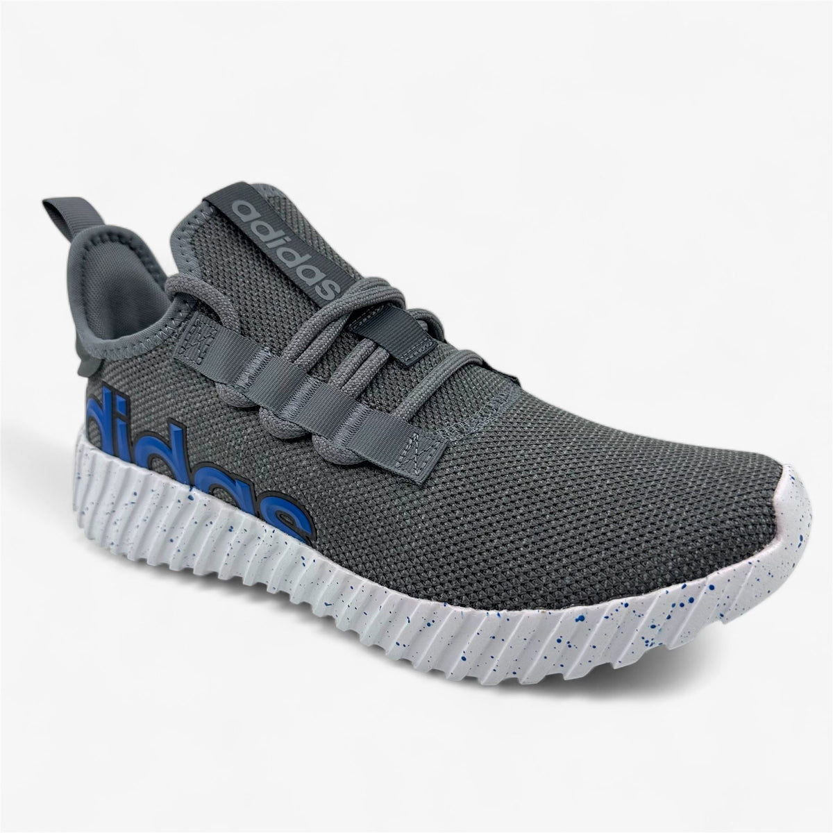 Adidas Kaptir 3.0 Grey Bright Royal Blue  Mens Athletic Sneaker