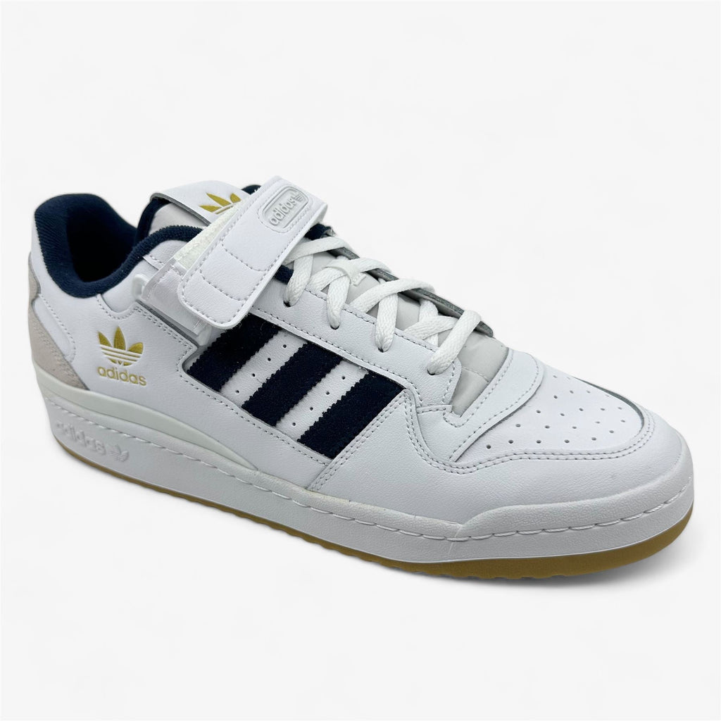 Adidas Forum Low White Navy Gum Mens Athletic Sneaker