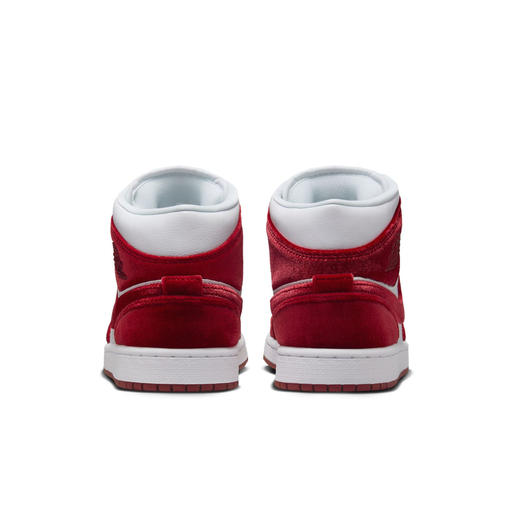 W Air Jordan 1 Mid SE "Red Velvet" - FZ3334-100