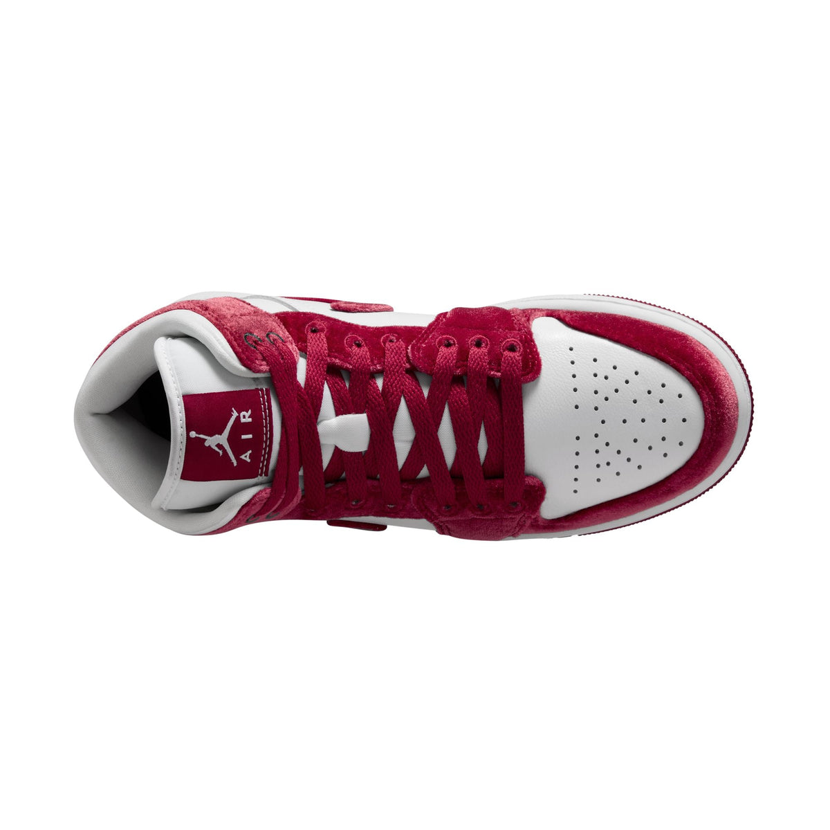 W Air Jordan 1 Mid SE "Red Velvet" - FZ3334-100