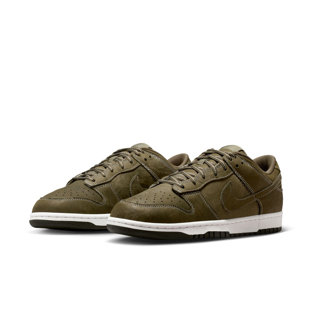 Nike Dunk Low QS "Medium Olive Reverse Stitch" - IO4550-200