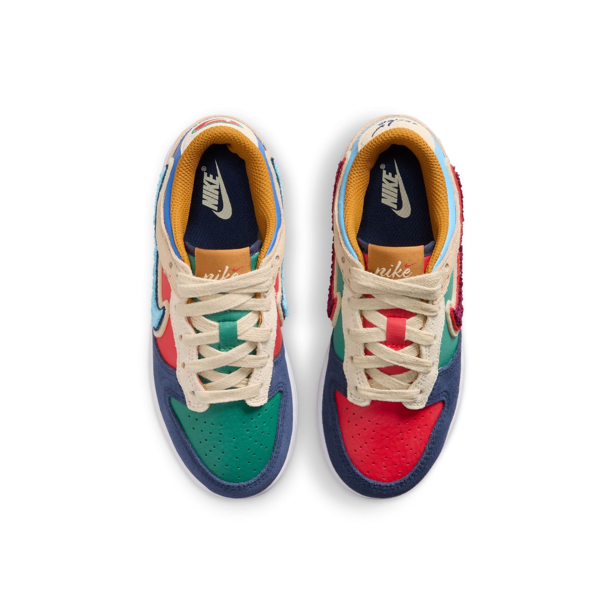 Nike Dunk Low "Speed Red Green Noise" (PS) - IV6202-410