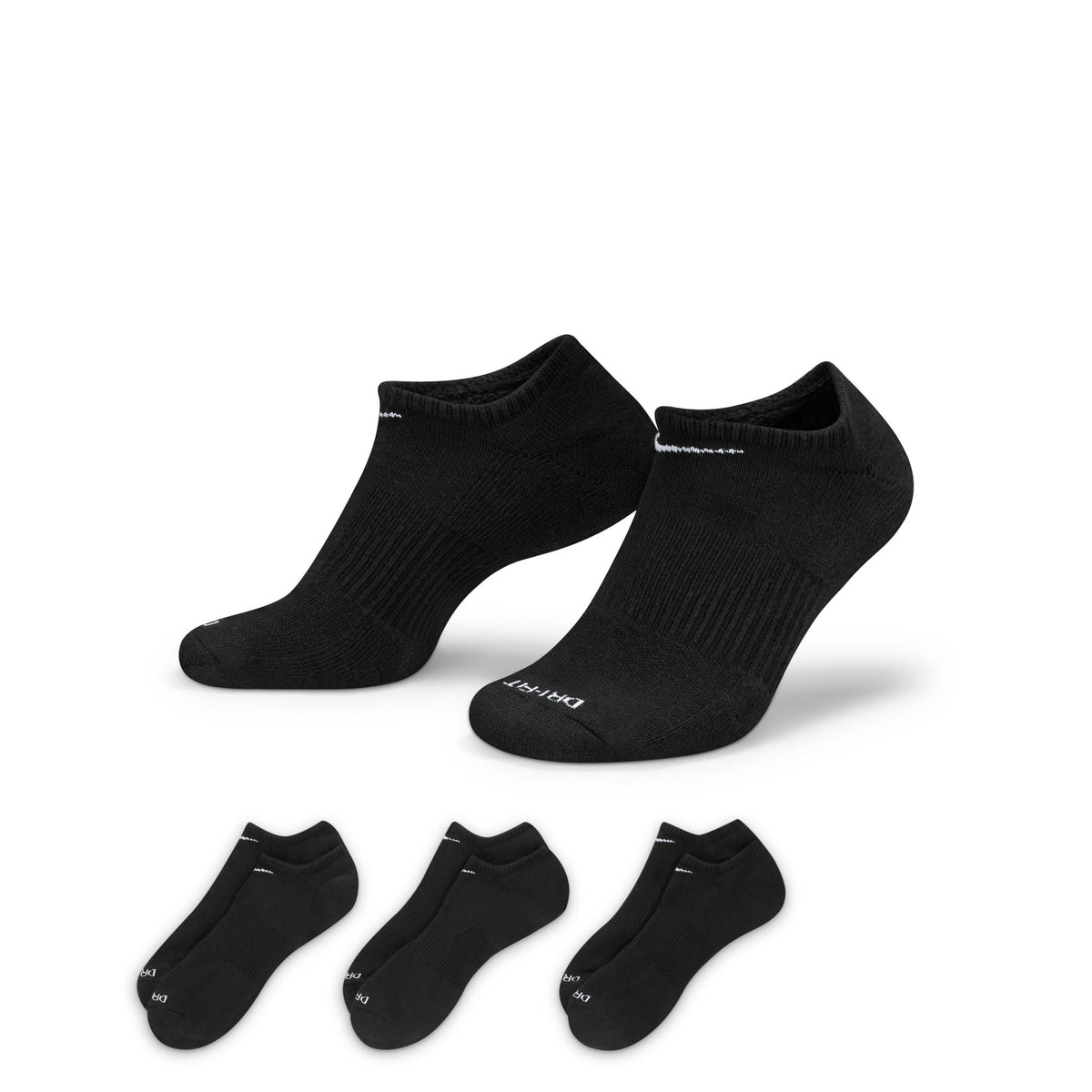 Nike Everyday Plus Cushion 3 PK Sock (Block) - SX6889-010