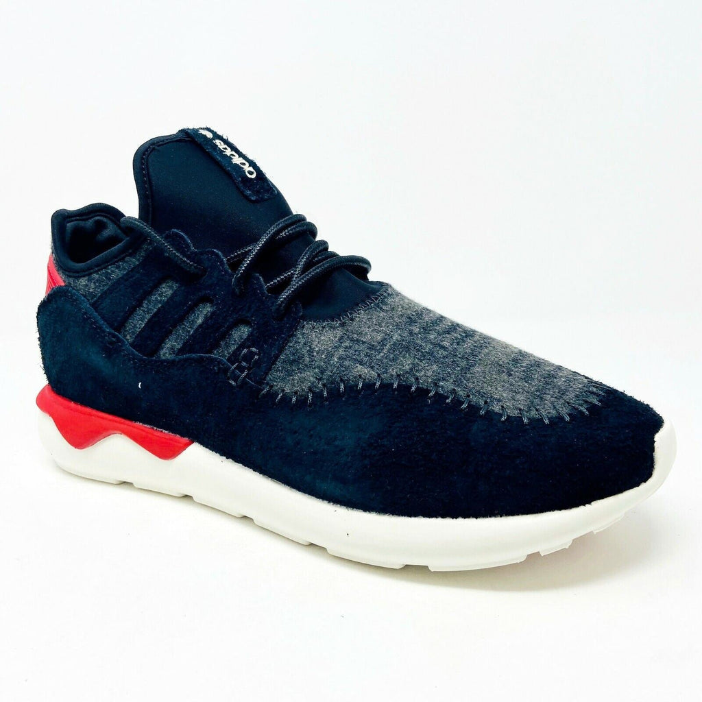 Adidas Originals Tubular Moc Runner Black Tomato Red Mens Trainers B24693