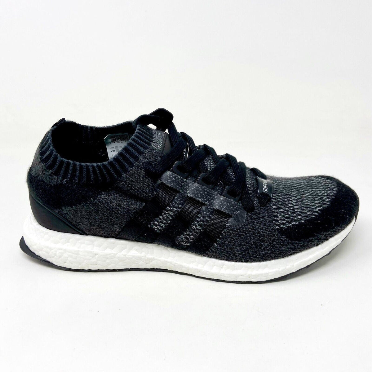 Adidas EQT Support Ultra Core Black White Mens Primeknit Running Shoes BB1241