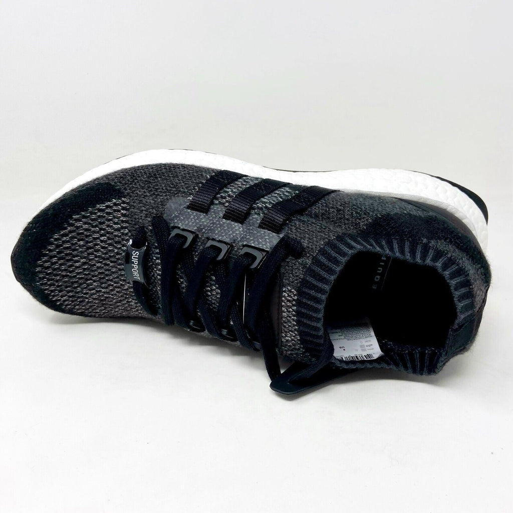 Adidas EQT Support Ultra Core Black White Mens Primeknit Running Shoes BB1241