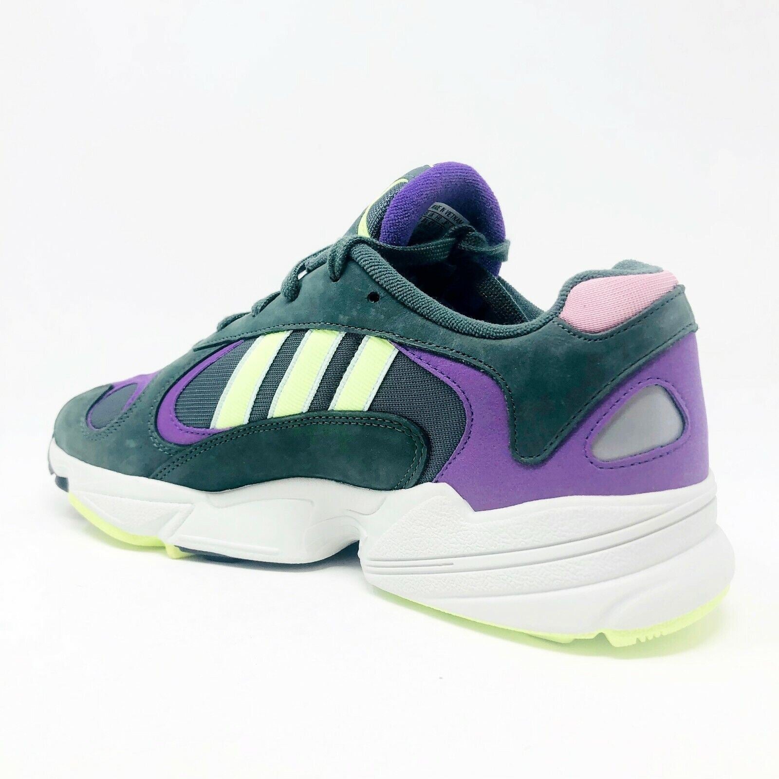 Adidas Yung 1 Legend Ivy Hi Res Yellow Active Purple Mens Size 9 BD7655