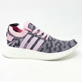 Adidas NMD R2 PK PrimeKnit Wonder Pink Black Womens Size 9.5 Sneakers BY9521