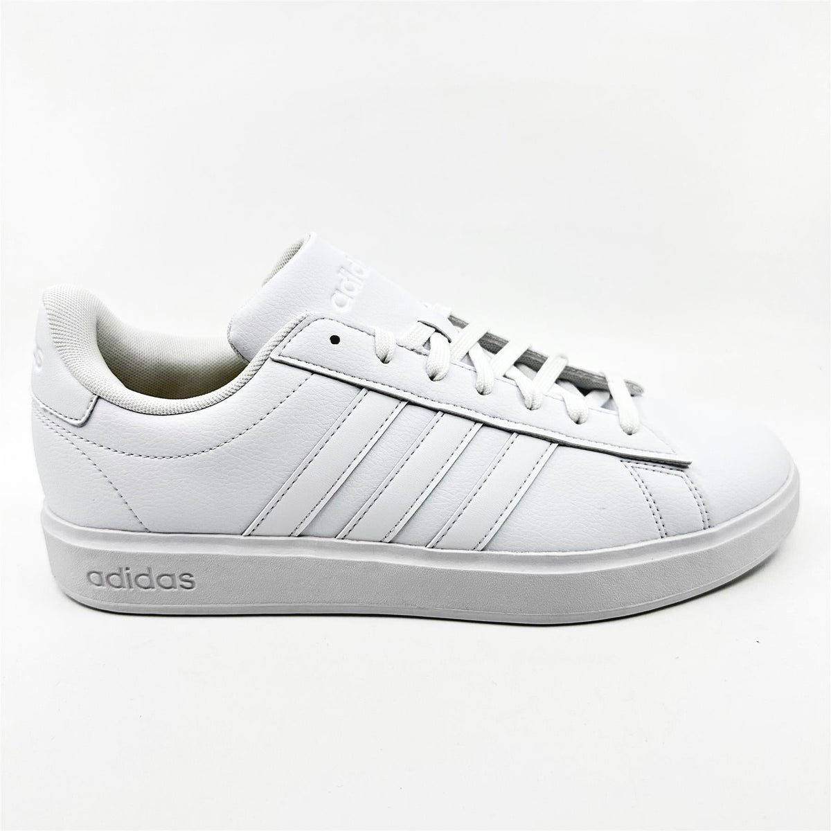 Adidas Grand Court 2.0 Cloud White Ecru Tint Mens Athletic Sneaker