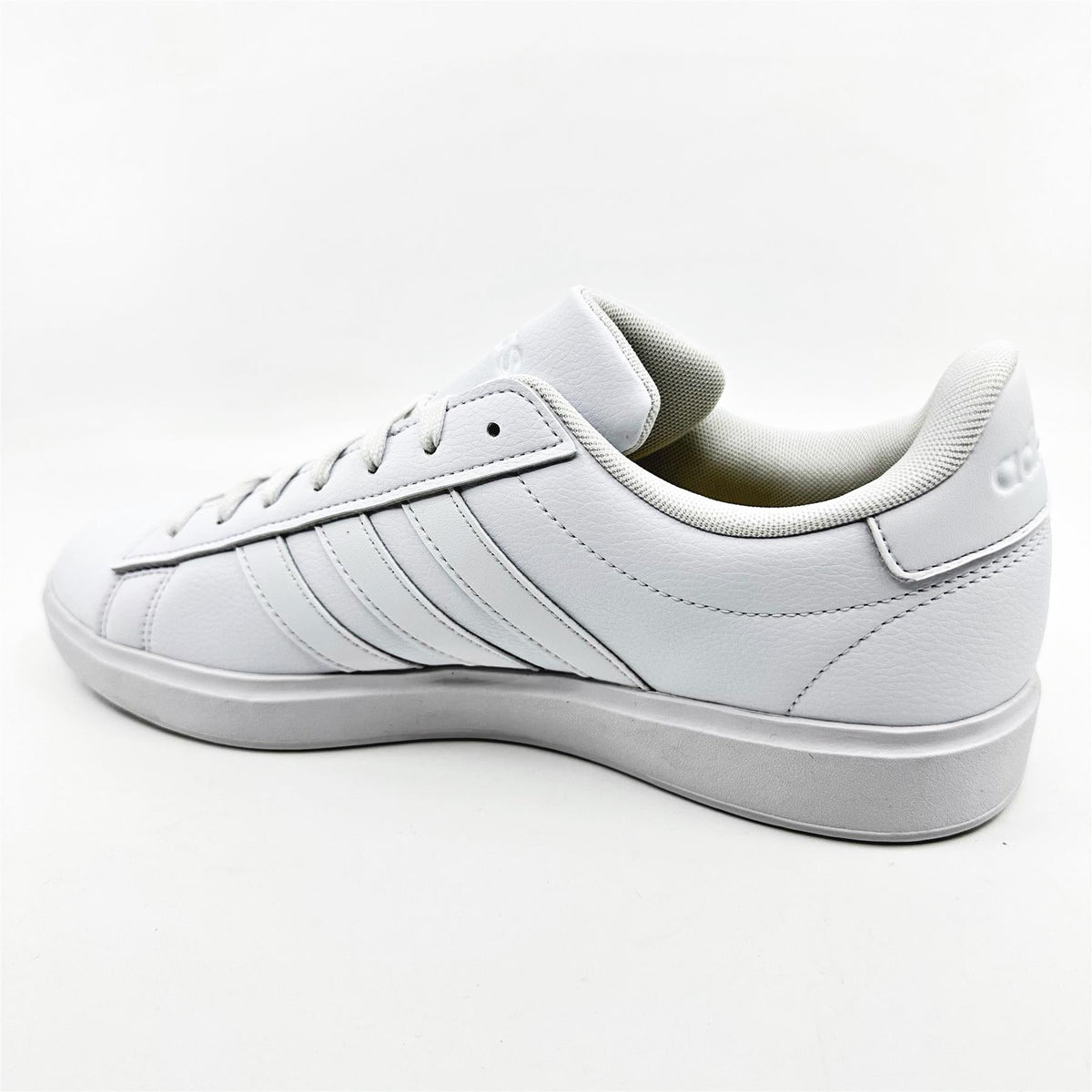 Adidas Grand Court 2.0 Cloud White Ecru Tint Mens Athletic Sneaker