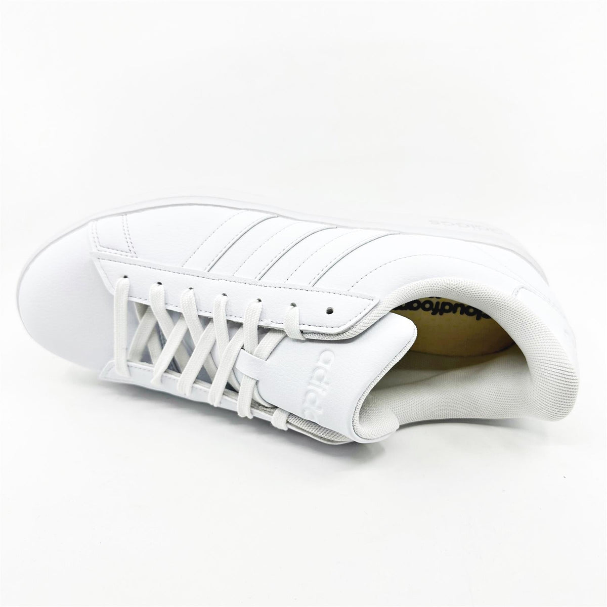 Adidas Grand Court 2.0 Cloud White Ecru Tint Mens Athletic Sneaker