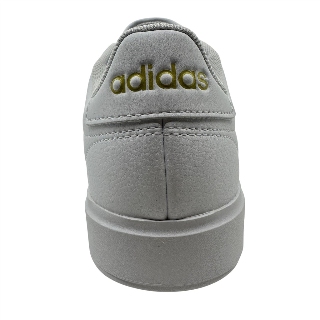 Adidas Grand Court 2.0 Cloud White Gold Metallic Womens Sneaker