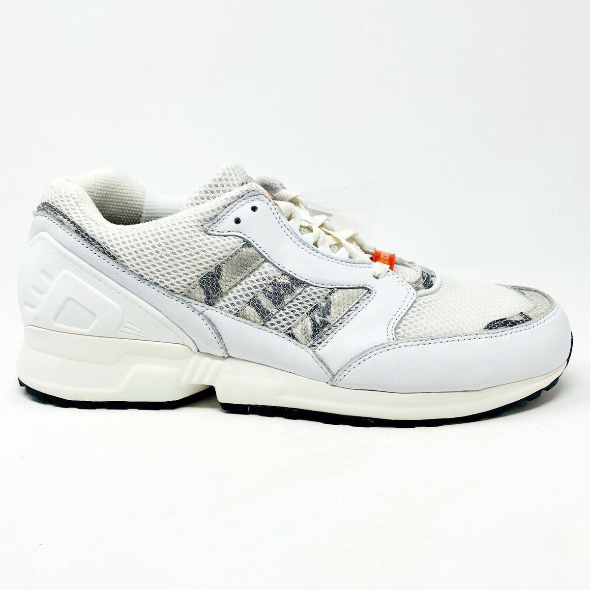 Adidas EQT Running Cushion 91 White Snake Gray Mens Retro Sneakers M25765