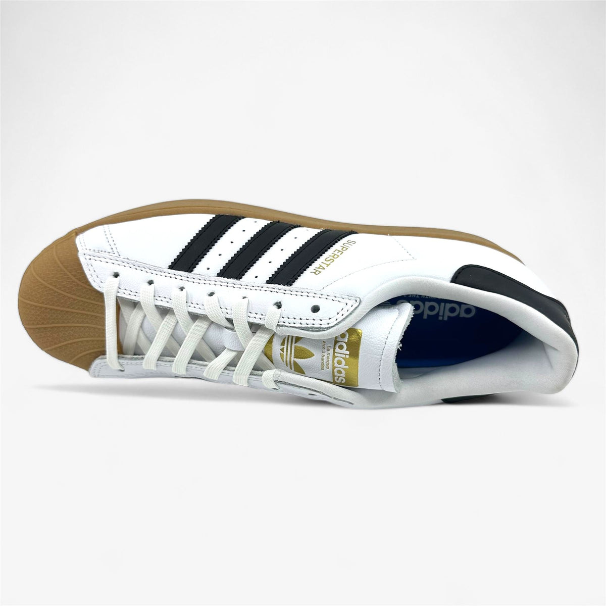 Adidas Superstar ADV White Black Gum Mens Size 11.5 Athletic Sneaker