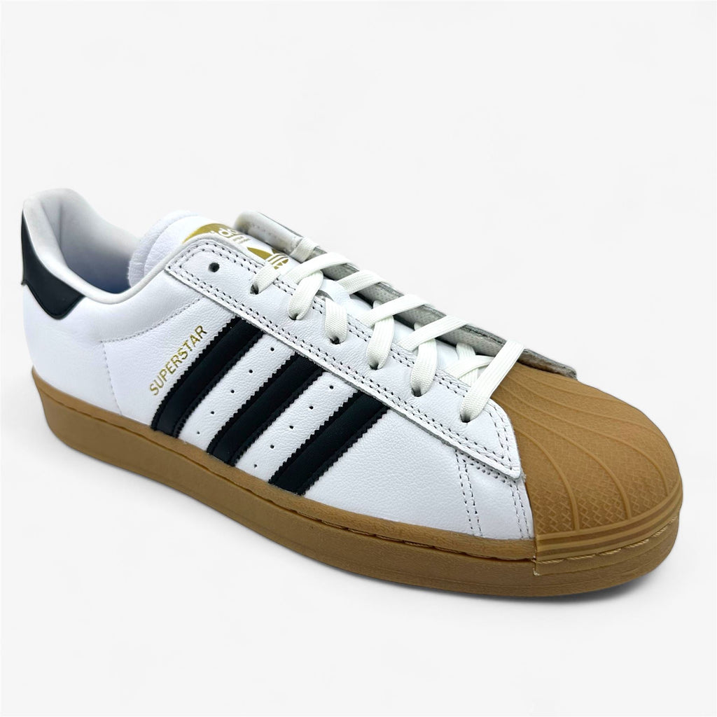 Adidas Superstar ADV White Black Gum Mens Size 11.5 Athletic Sneaker