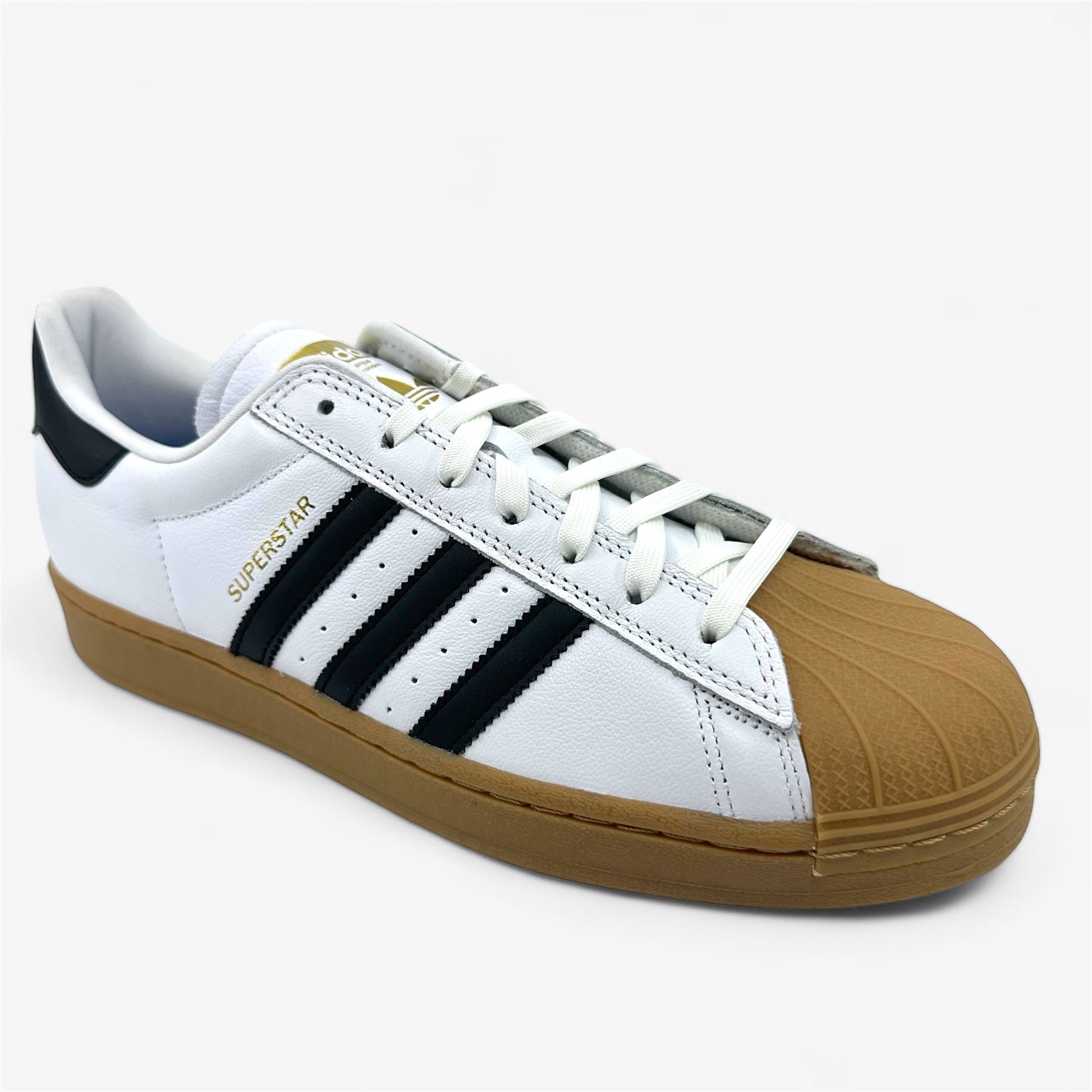 Adidas Superstar ADV White Black Gum Mens Size 11.5 Athletic Sneaker