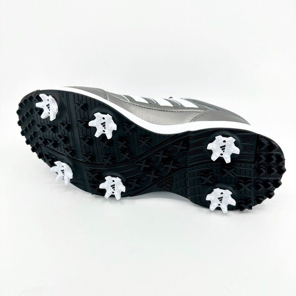 Adidas Tech Response 2.0 Gray Silver Metallic Mens Wide Golf Shoes EE9420