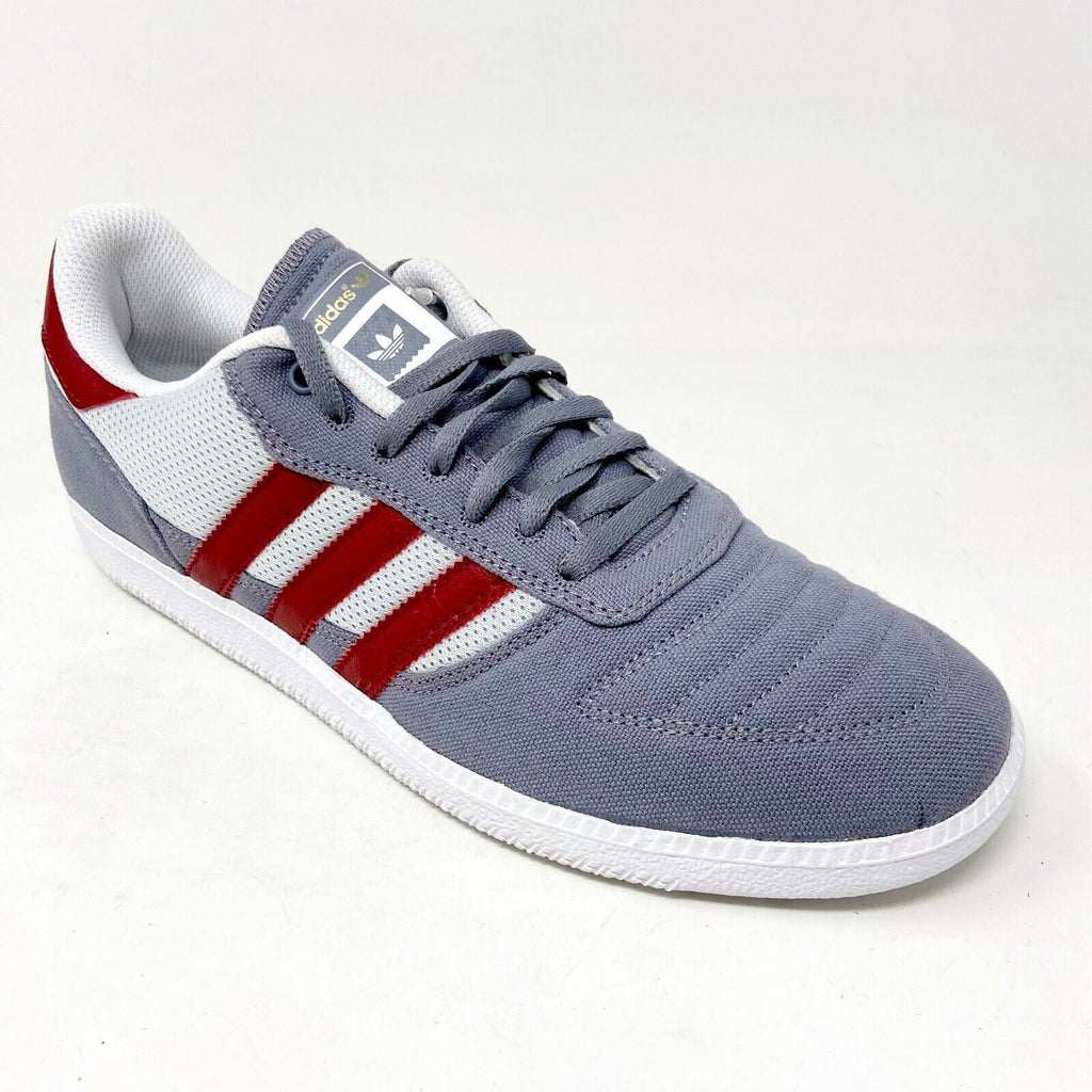 Adidas Originals Copa Skate Gray Red Mens Retro Casual Sneakers C76946