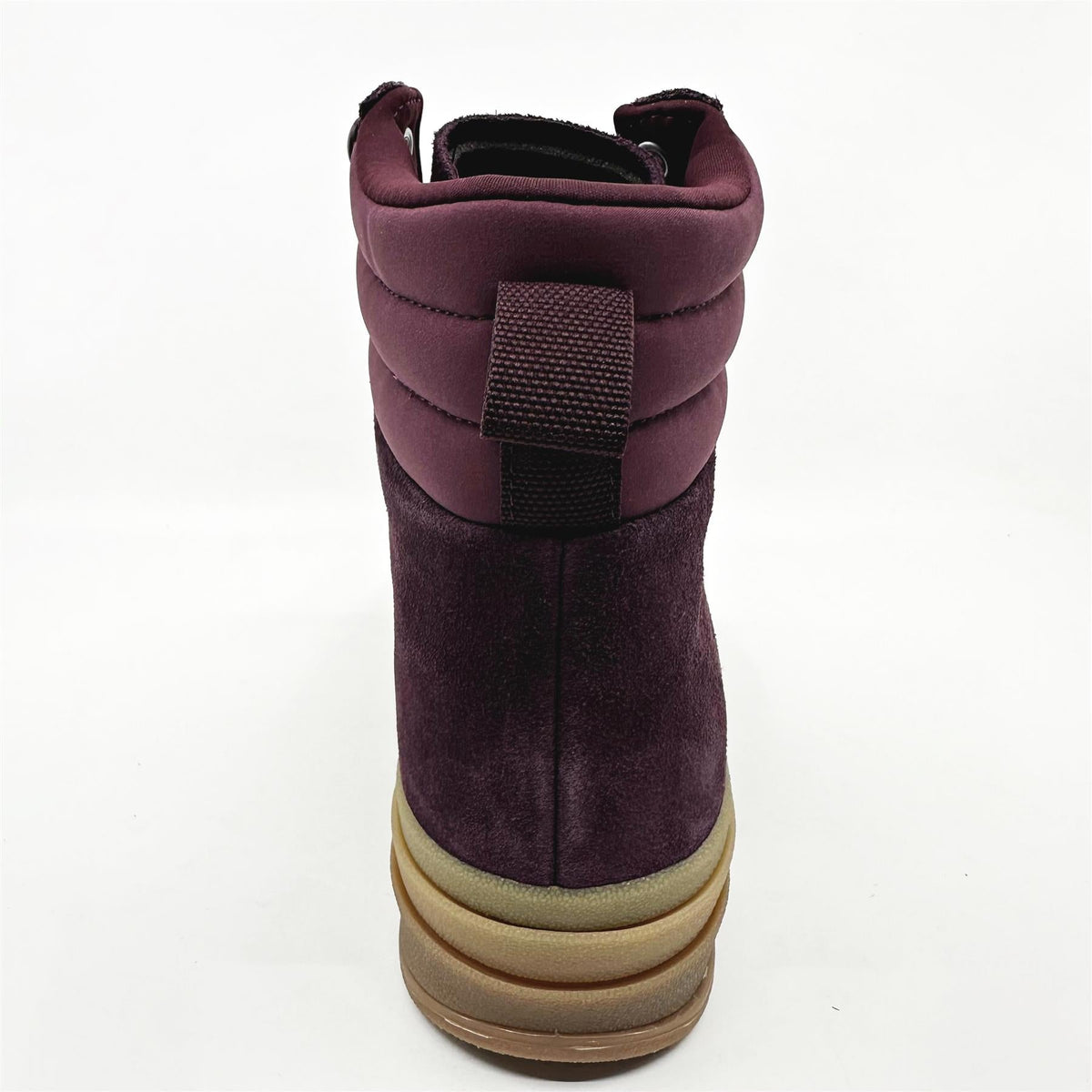 Adidas Gazelle Boot Maroon Wonder Orchid Gold Womens Athletic Sneakers