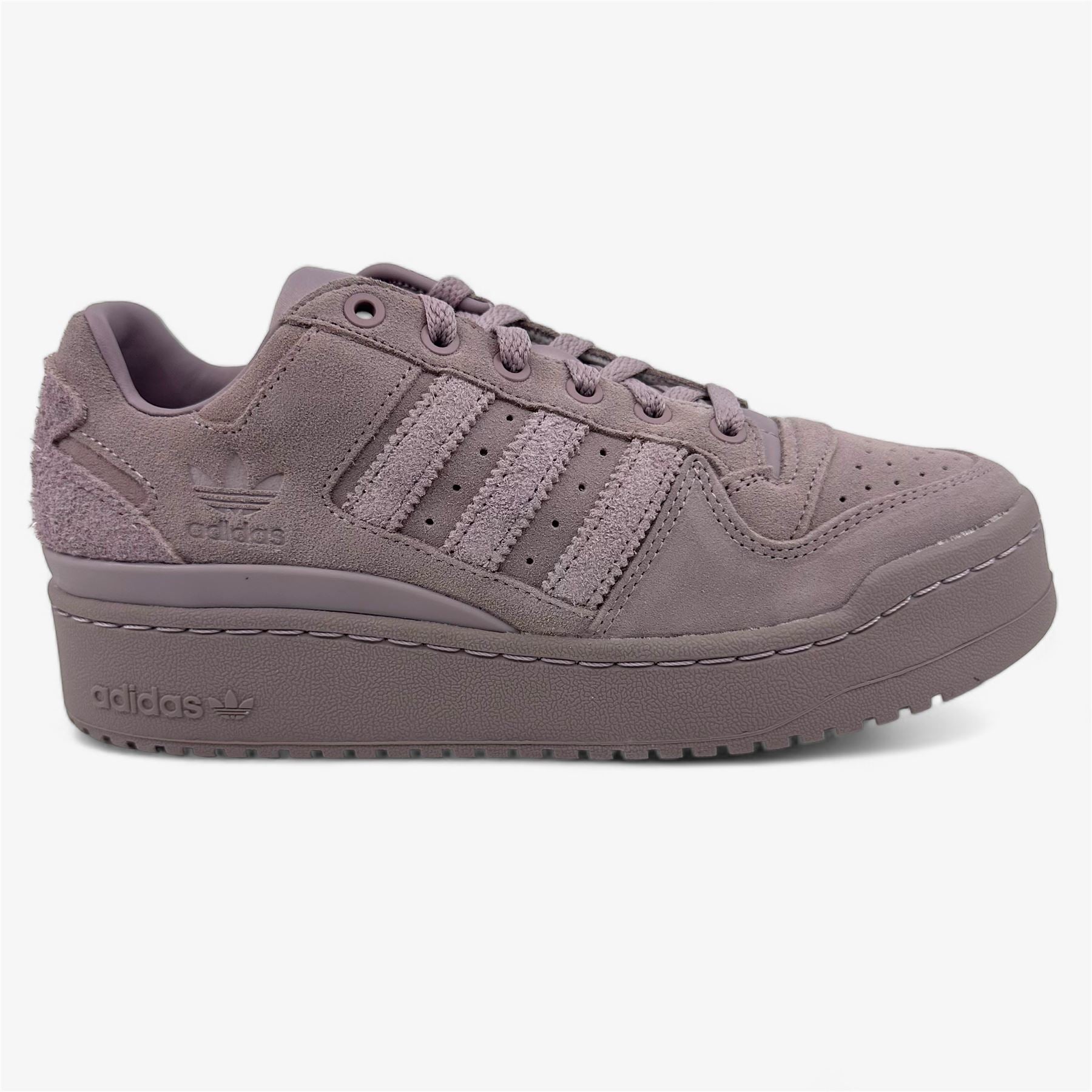 Adidas Foruma Bold Stripes Beloved Fig Womens Athletic Sneaker