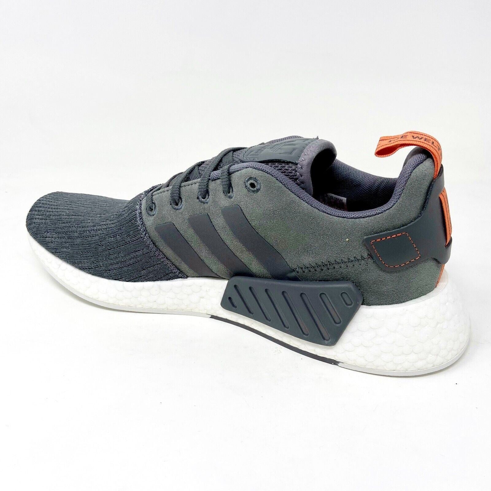 Adidas Originals NMD R2 Grey Five Future Harvest Mens Running Sneakers BY3014