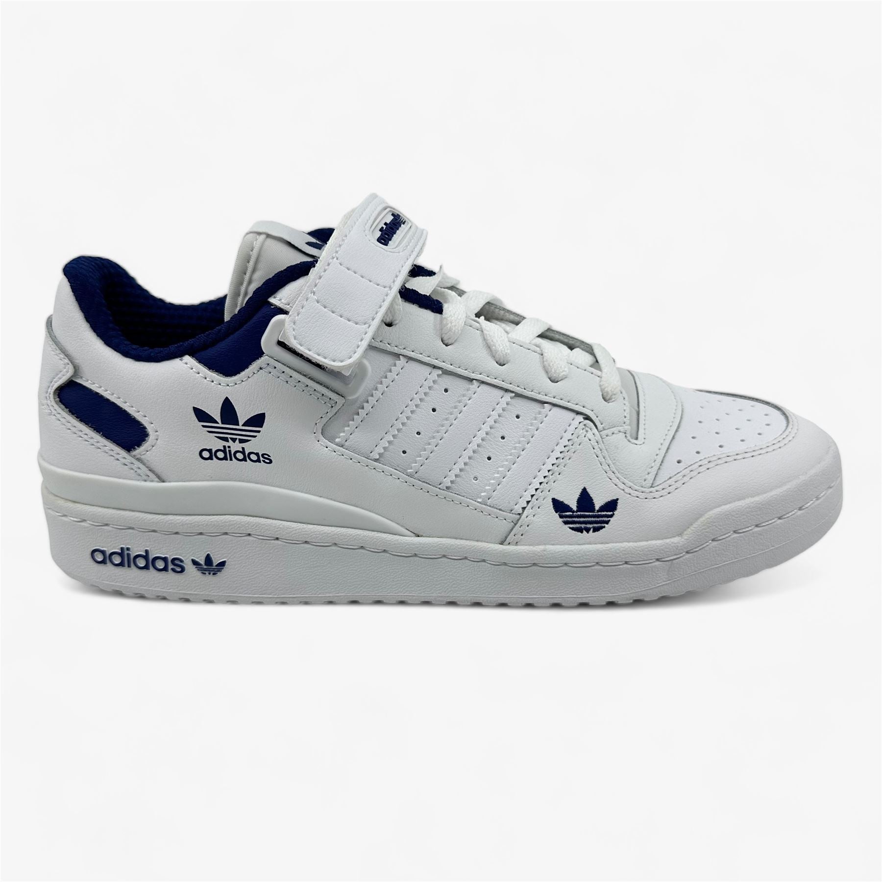 Adidas Forum Low White Victory Blue Mens Size 13 Athletic Sneaker