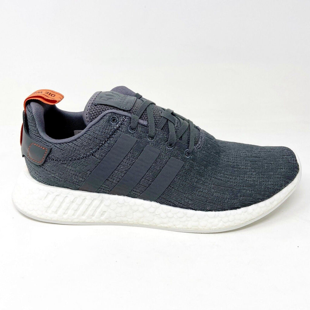 Adidas Originals NMD R2 Grey Five Future Harvest Mens Running Sneakers BY3014